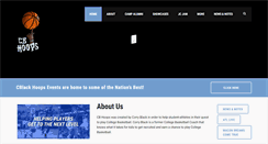 Desktop Screenshot of cblackhoops.com
